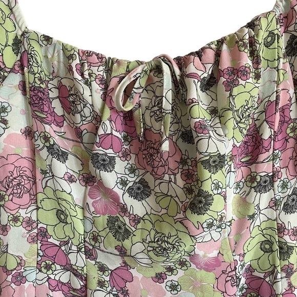 NWT BCBGeneration Color Garden Puff Sleeve Cottagecore Mini Dress, Size 2 - Picture 6 of 11